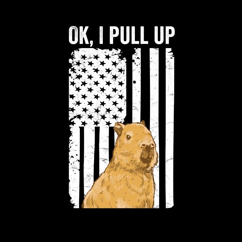 Ok, I Pull Up Capybara Design