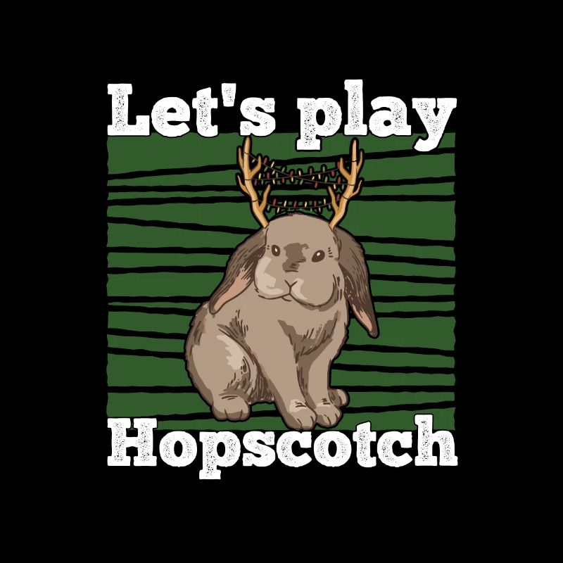 Jackalope Christmas Rabbit Design