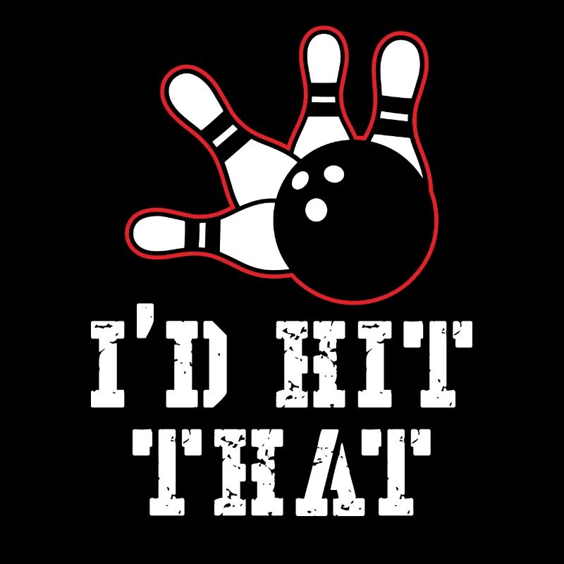 J’avais frappé ce design de bowling