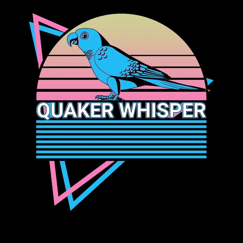 Quaker Whisperer Parrot Retro