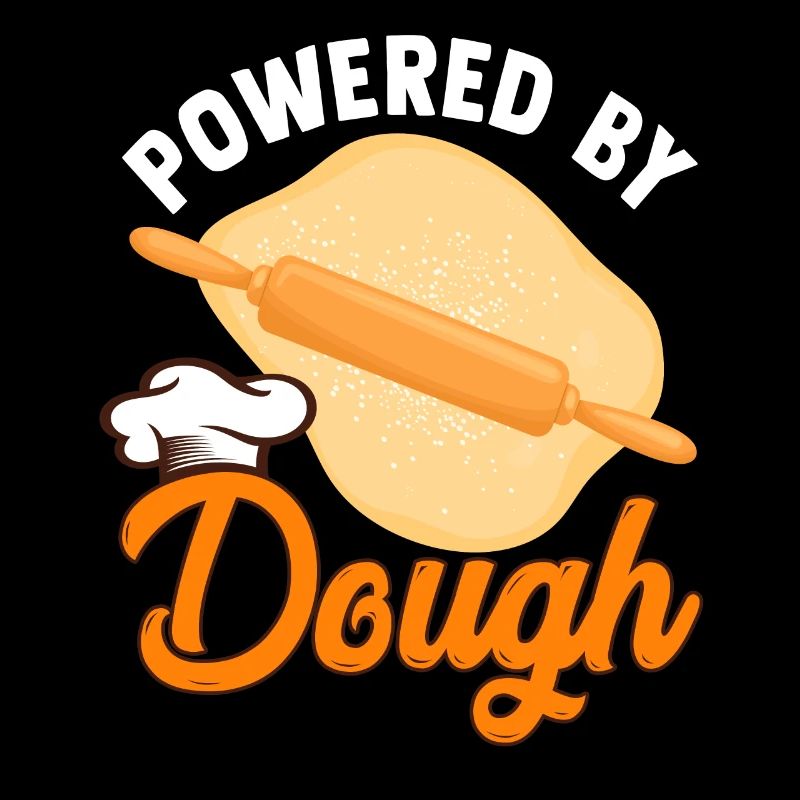 Funny bread baking baker rolling pin