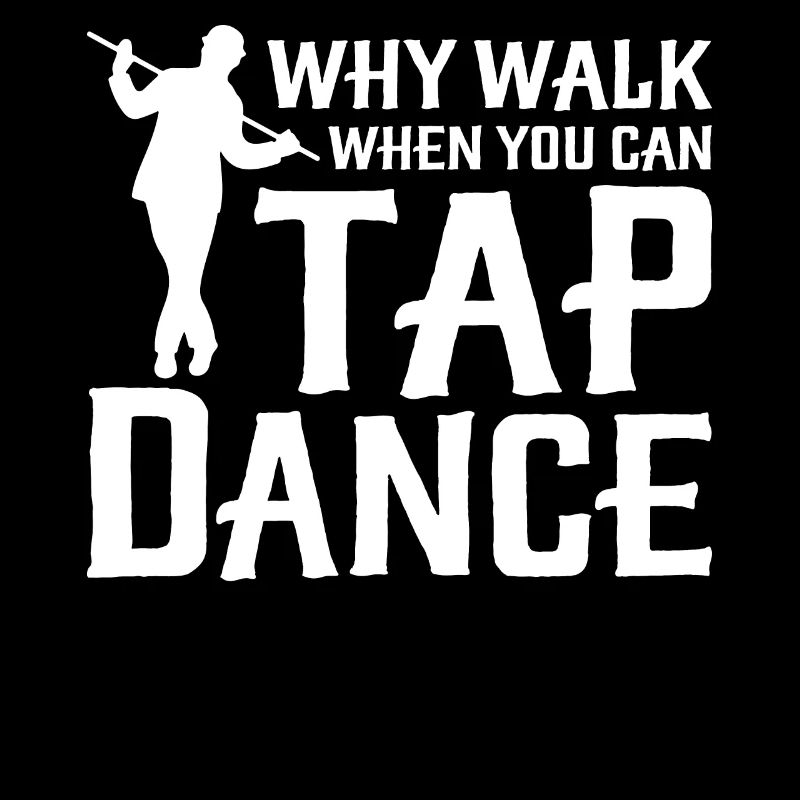 Funny dancing tap dancer