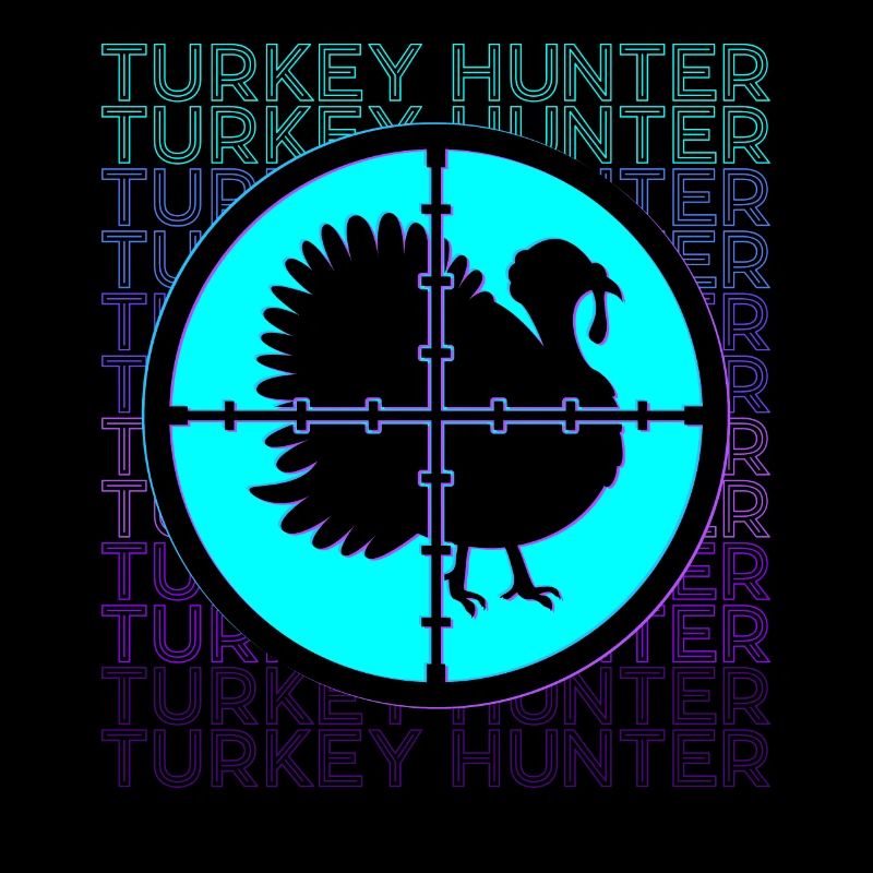 Chasseur de dinde Chasse à la dinde rétro