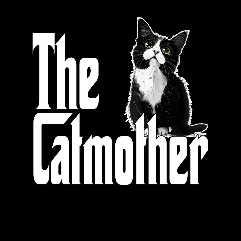 Katze Mutter La Catmother Chat Crazy Maman Maman