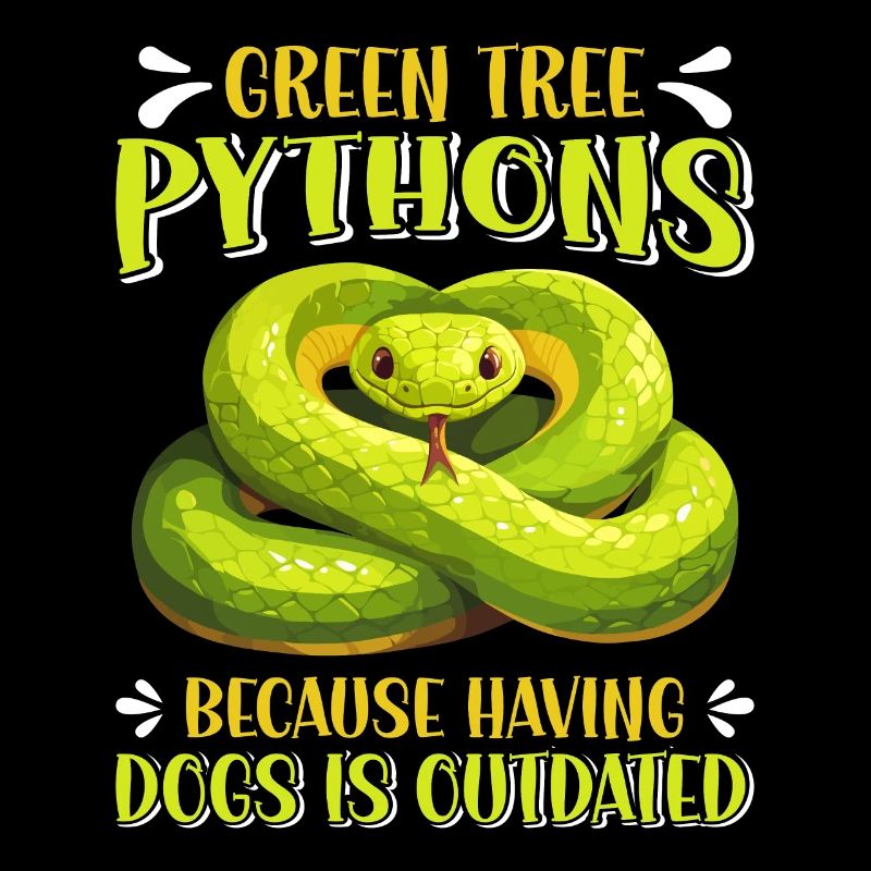 Python arborescent vert