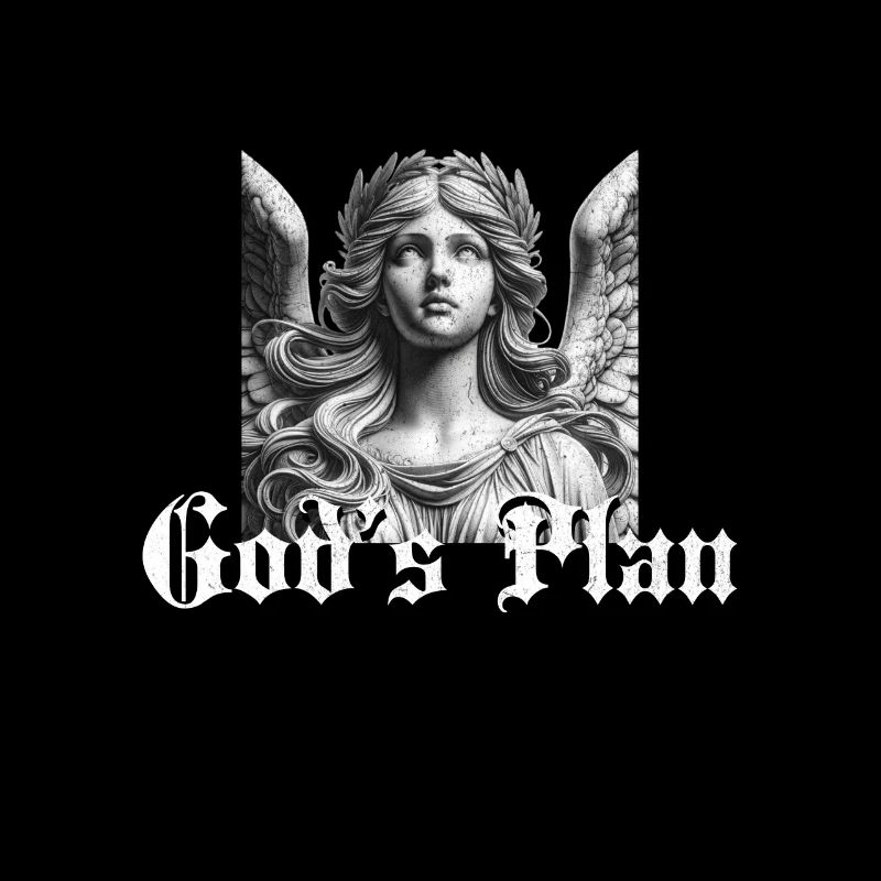 Statue d’ange du plan de Dieu - Le plan de Dieu