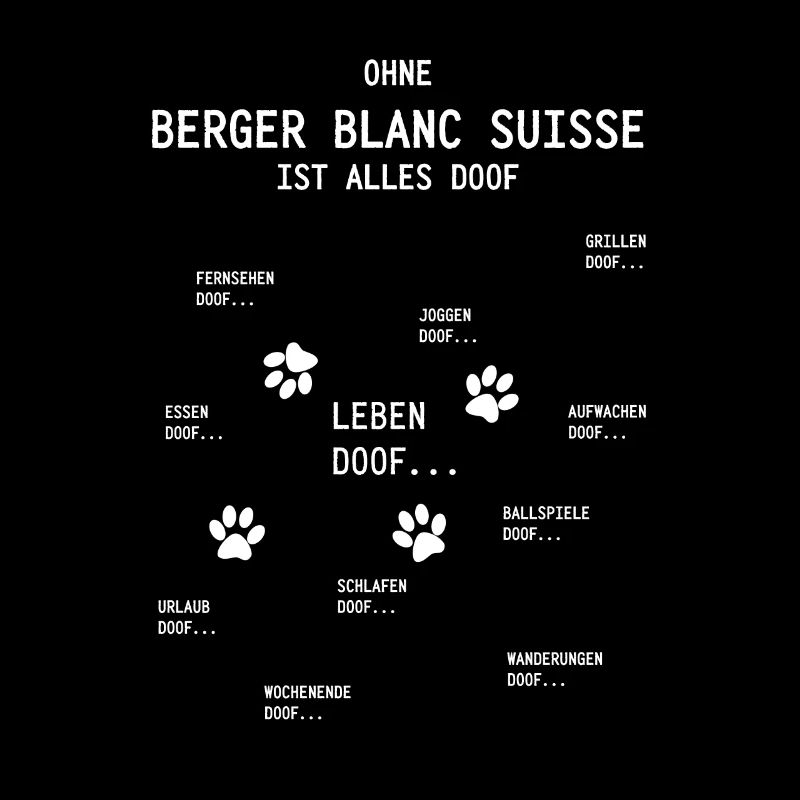 everything is stupid without Berger Blanc Suisse