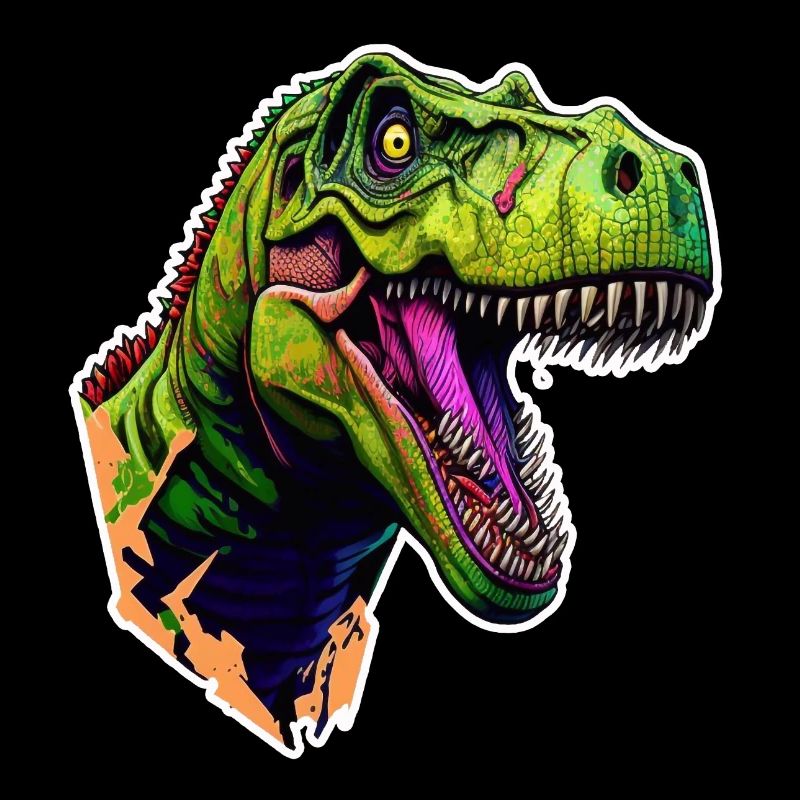 Dangerous T. rex before attack