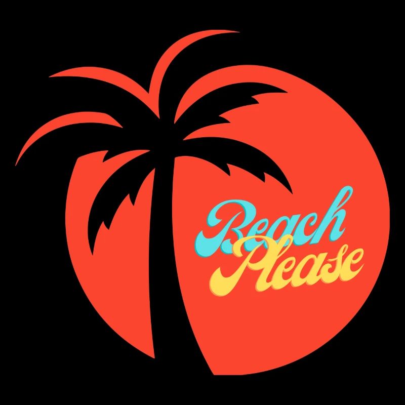 Beach Please red