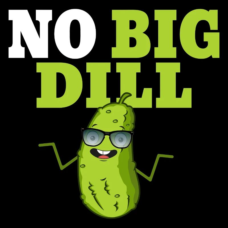 Pas de gros concombre cornichon à l’aneth