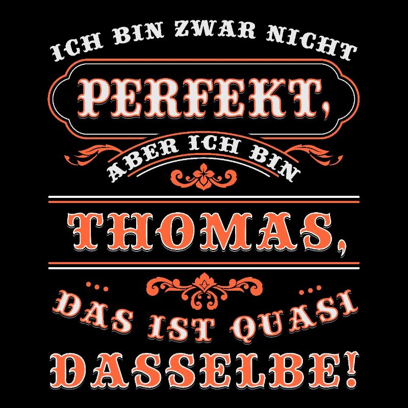 Funny THOMAS for Name Day with Name Name