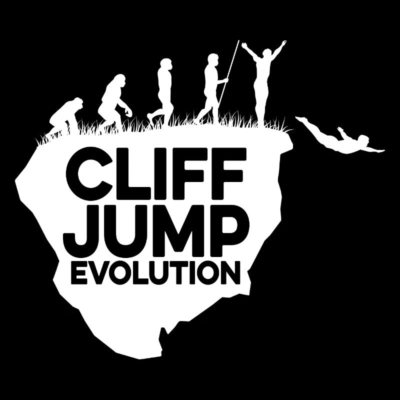 Cliff Jumping Evolution Graphic Cliff Jumper Tombs