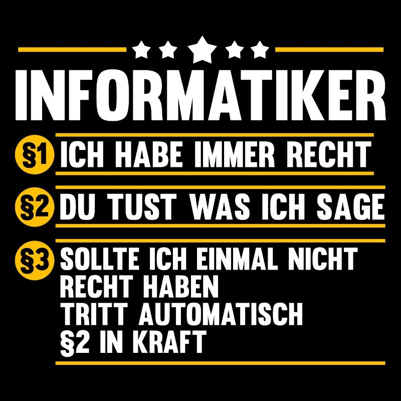 IT Fachmann Informatiker Informatik Programmierer