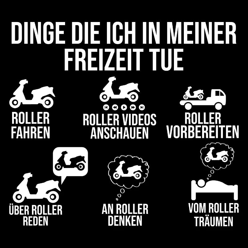 Rollerfahrer Roller