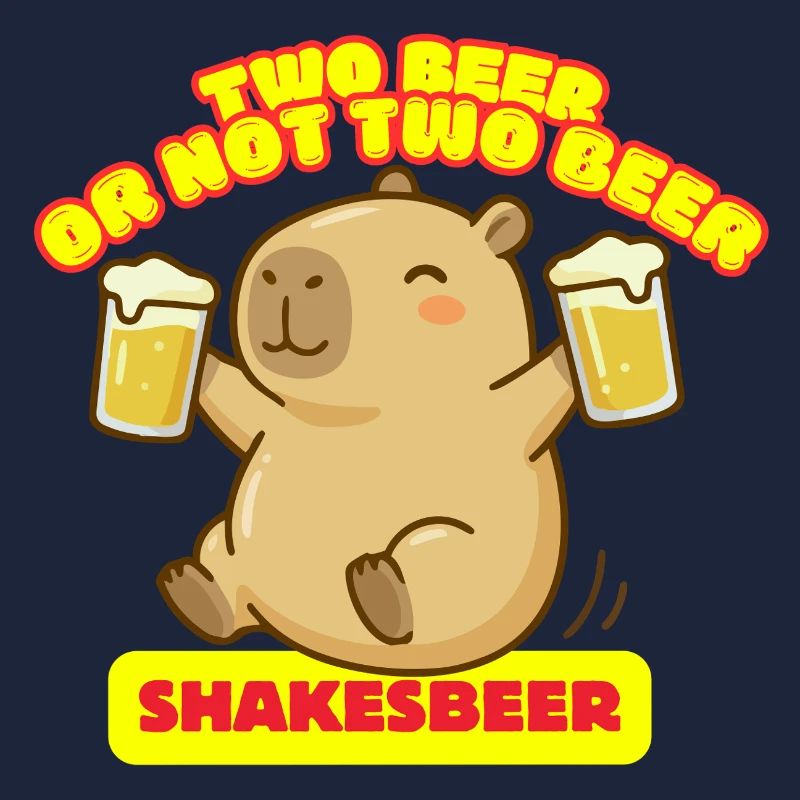 Zwei Bier oder nicht zwei Bier – Shakesbeer – Capybara