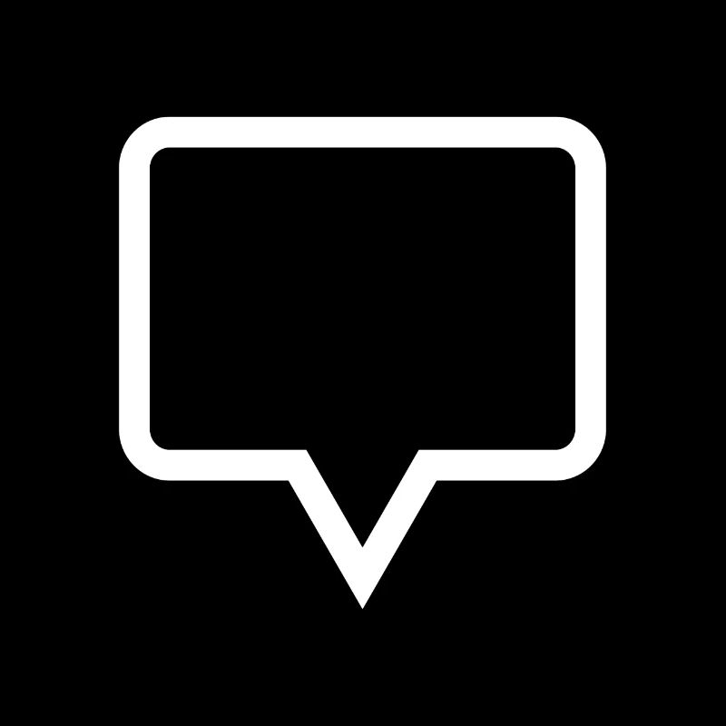 Speech bubble white template graphic