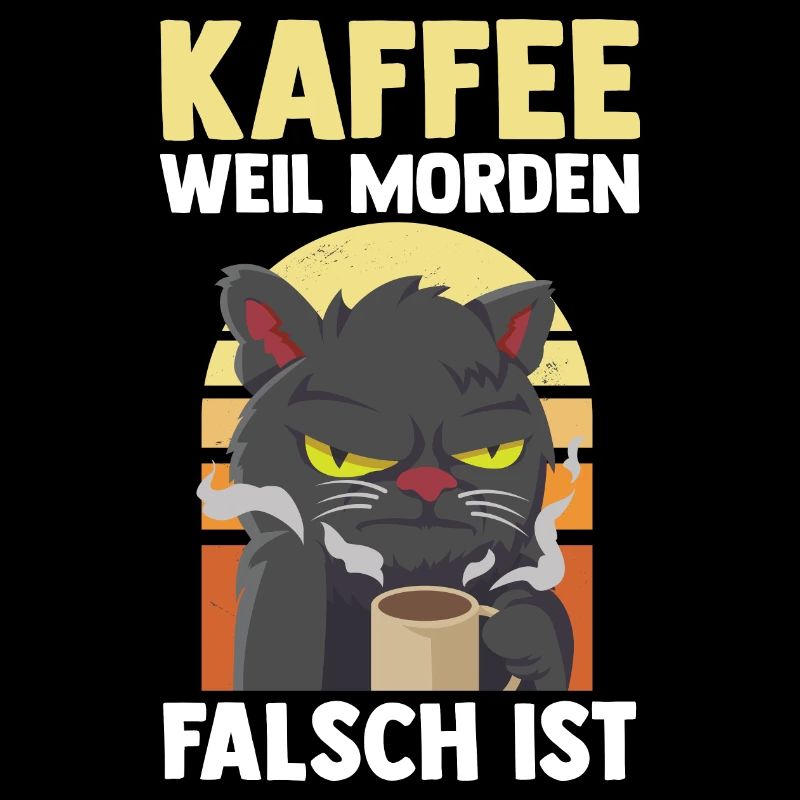 Café parce que le meurtre est mal Chat