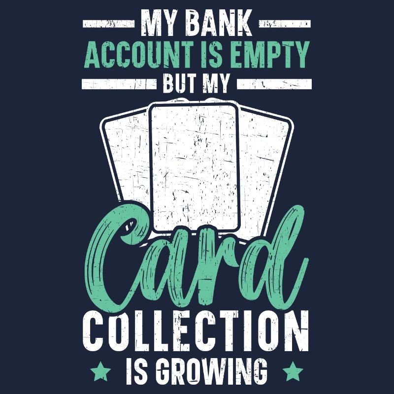 Le compte bancaire est vide La collection de cartes augmente