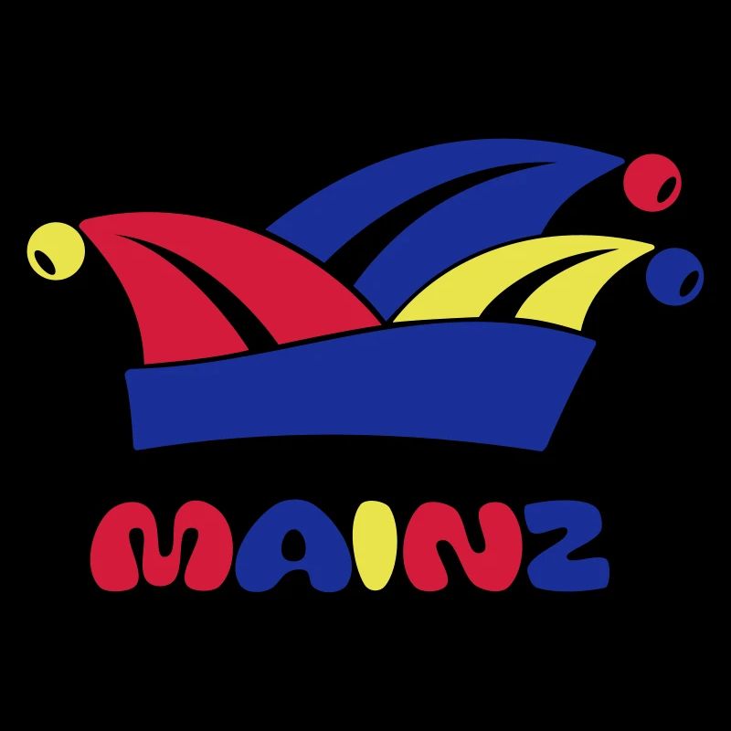 Fasching Narrenkappe Mainz 1, 2 oder 3 Farben