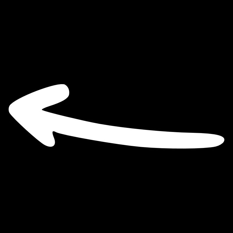 Arrow drawing sketch white