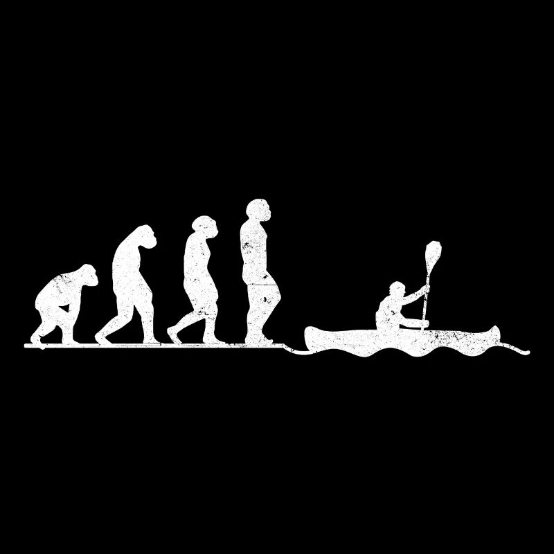 Kayak Rowing Evolution Vintage