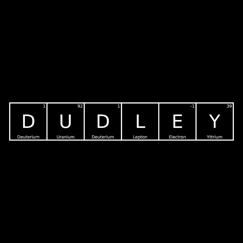 Dudley Name First Name Chemistry Periodic Table Elements