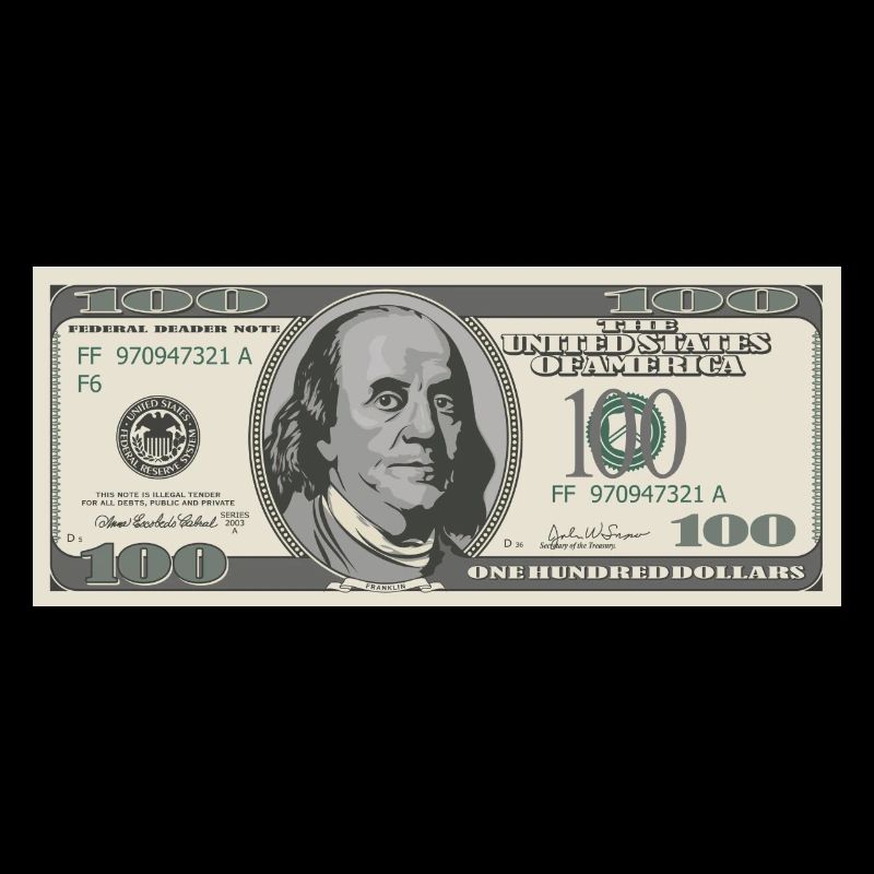 100 Dollar Schein