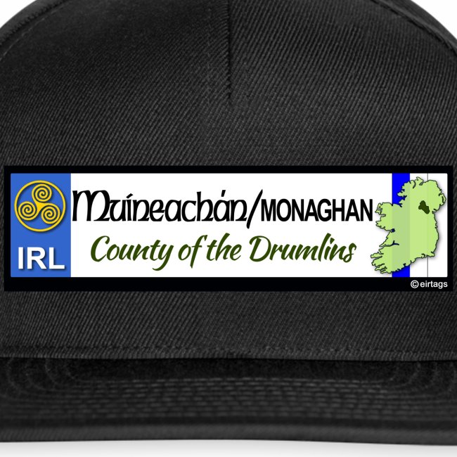 MONAGHAN, IRELAND: licence plate tag style decal