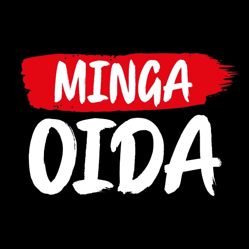 MINGA OIDA | MÜNCHEN | GESCHENK | ROT