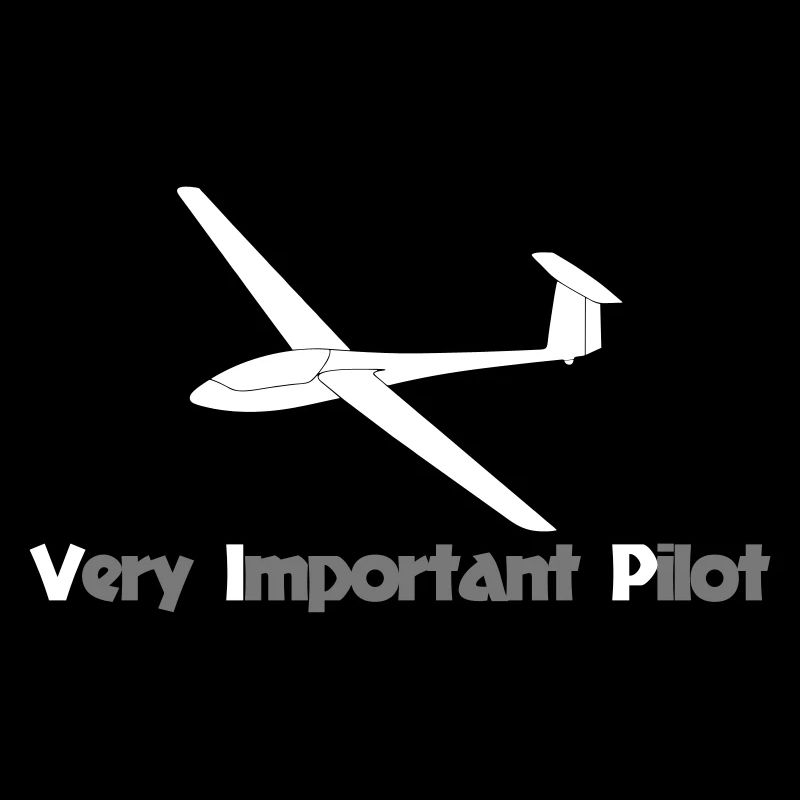 VIP glider pilot funny pilot glider