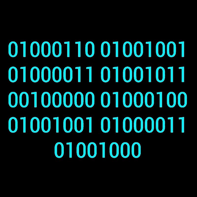BINARY CODE / BINÄRCODE F**K DICH GESCHENKIDEE