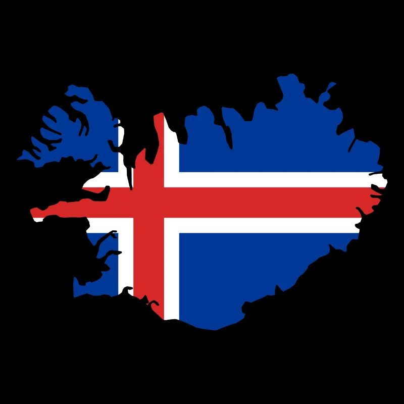 Frontière du drapeau de l’Islande