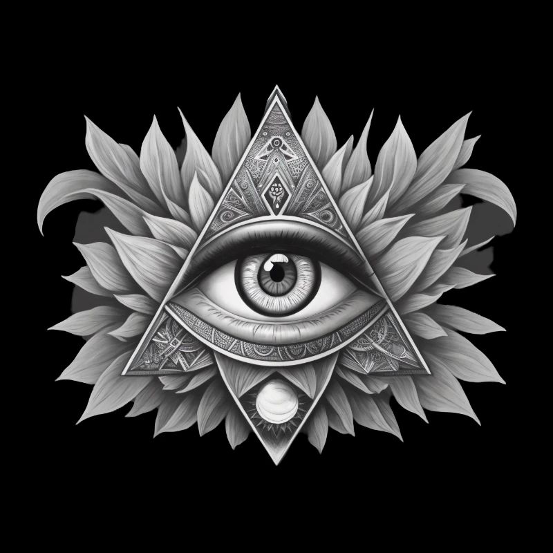 Illuminati Pyramide Triangle Oeil Franc-Maçon