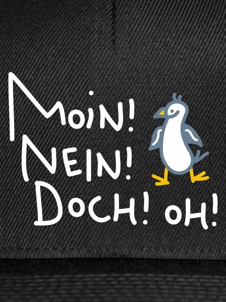 Lustige Moin Möwe