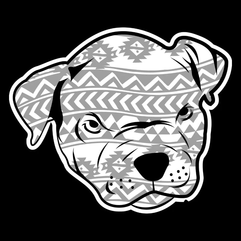 Patterned dog pet gift