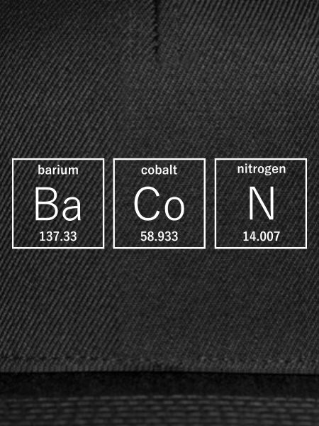 Bacon als Elementsymbol