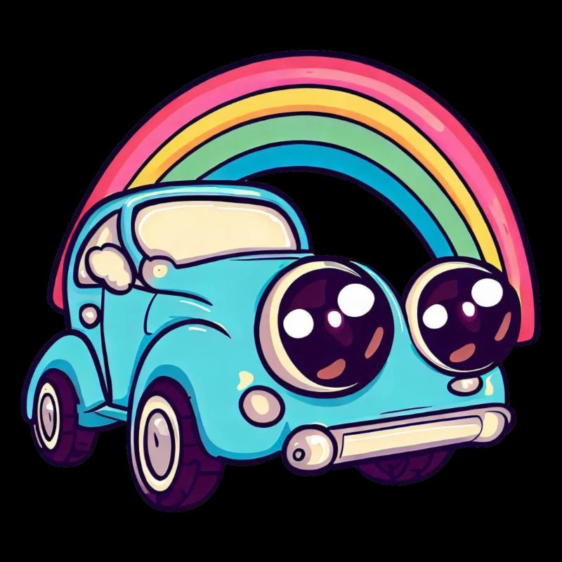 car rainbow