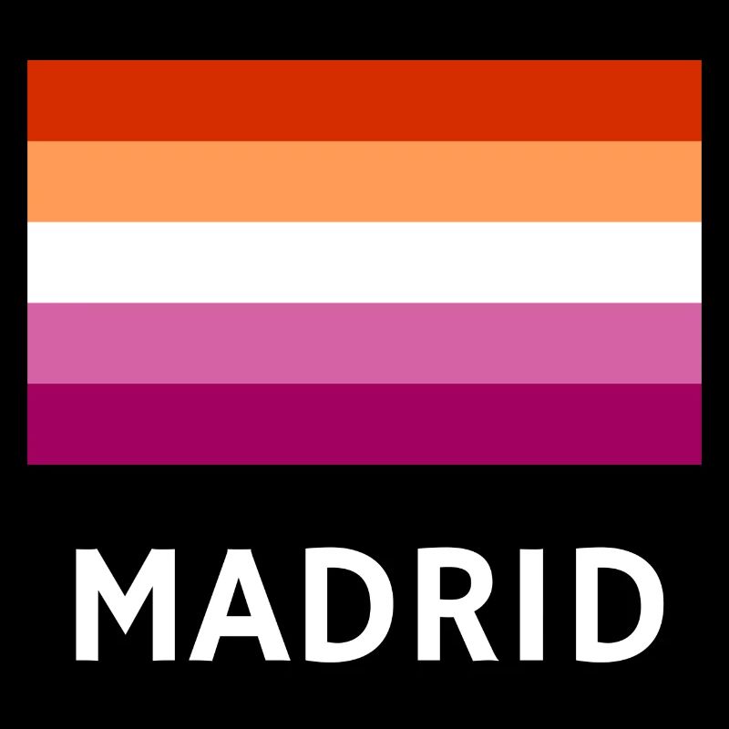 Lesbian Pride Flag Madrid