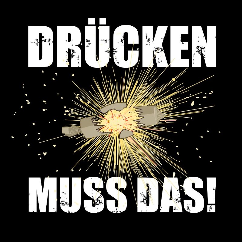 Pyro Drücken muss das Feuerwerk