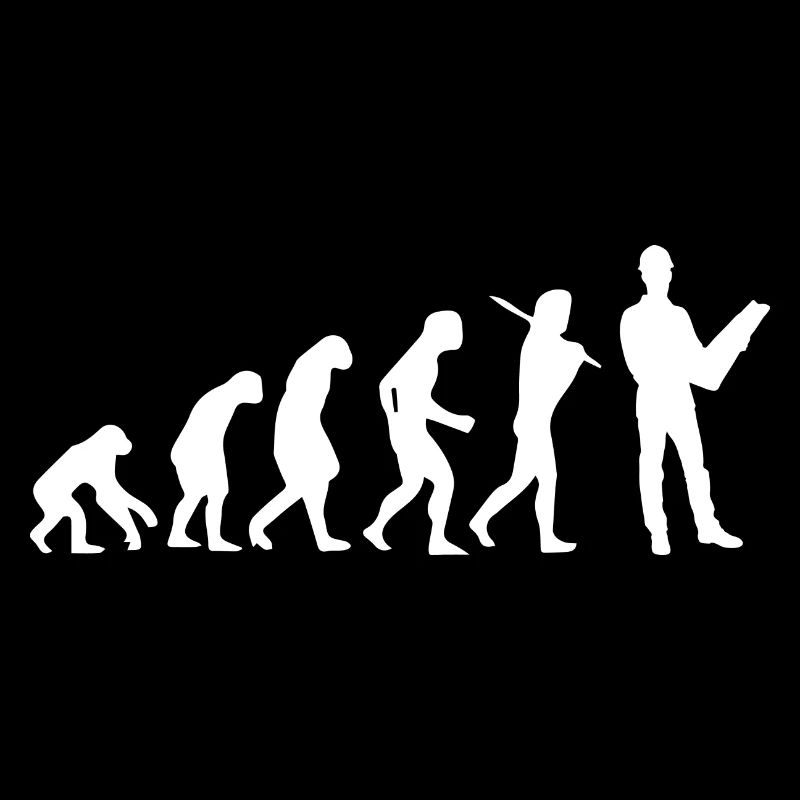 Engineer architect construction worker gift construction site