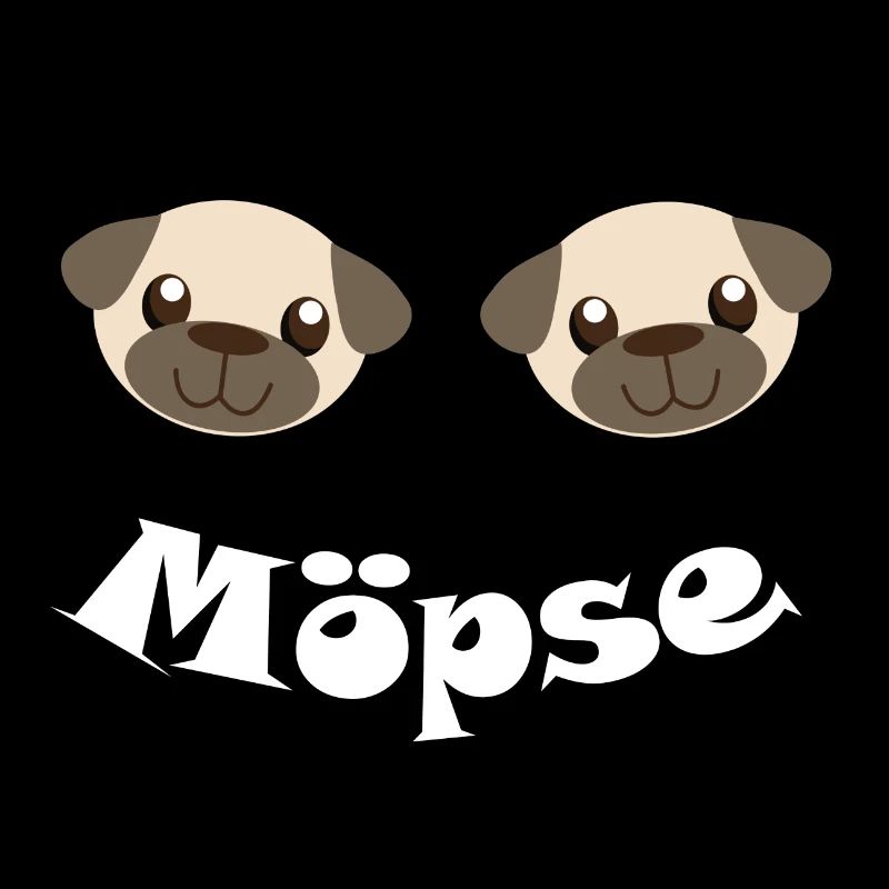 Lustiger Spruch Mops Hund