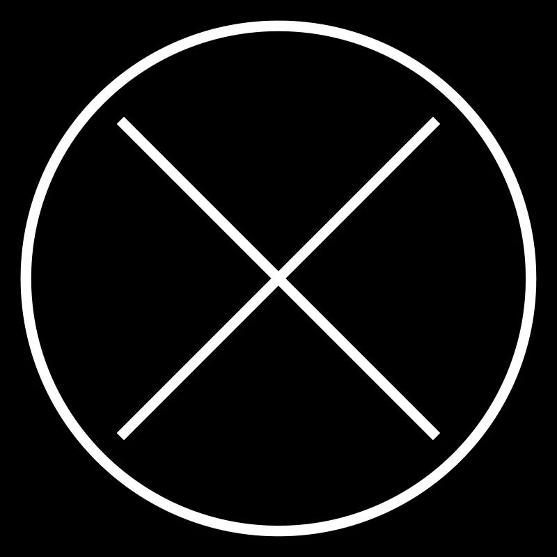 Circle Cross Personalization Vector Color Changing