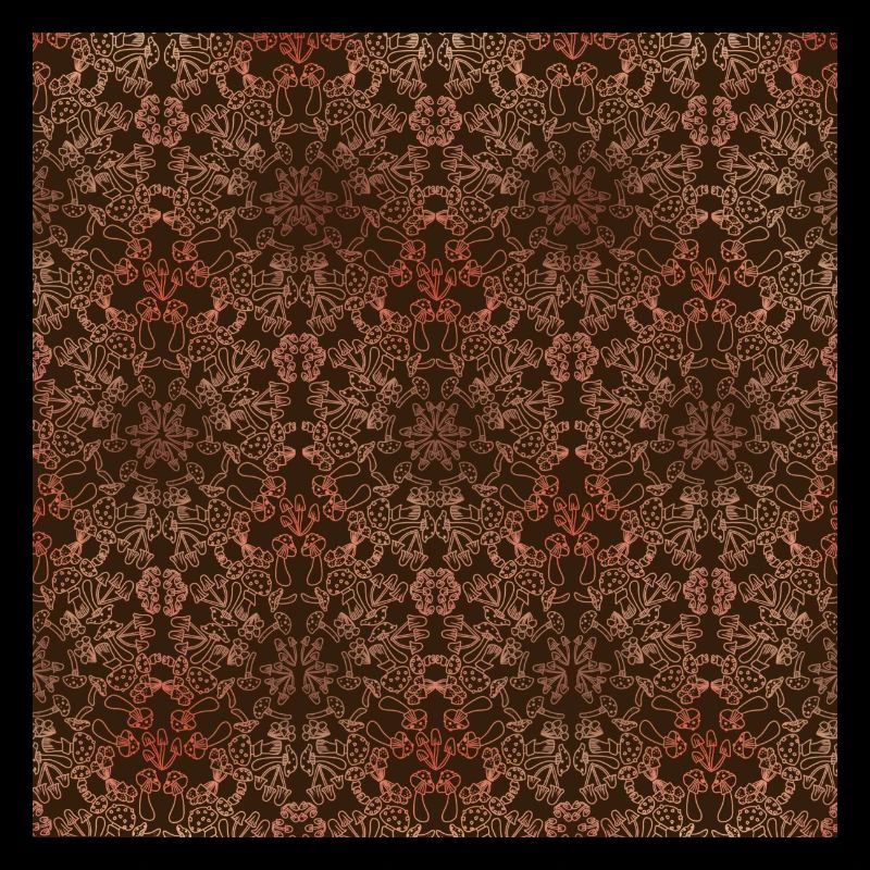 Psychedelic Mushroom Pattern