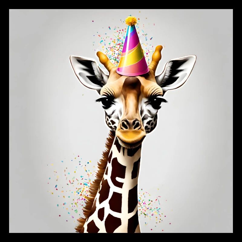 Giraffe Geburtstag