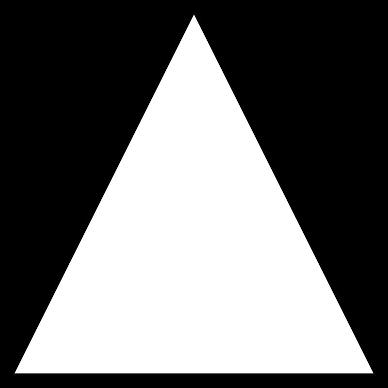 Triangle white