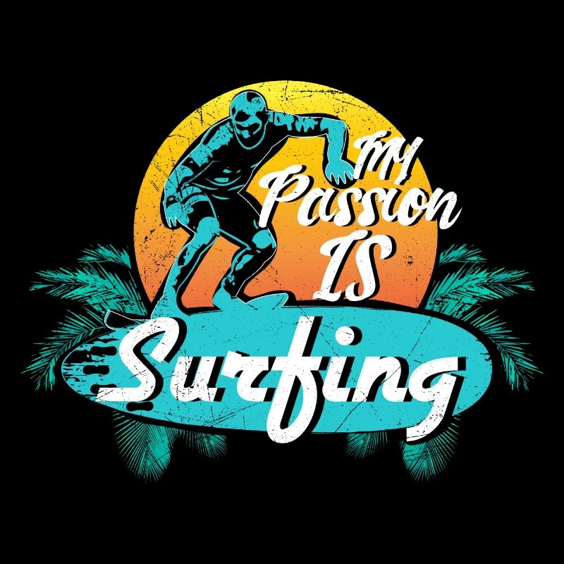 Surfing surfboard hobby gift