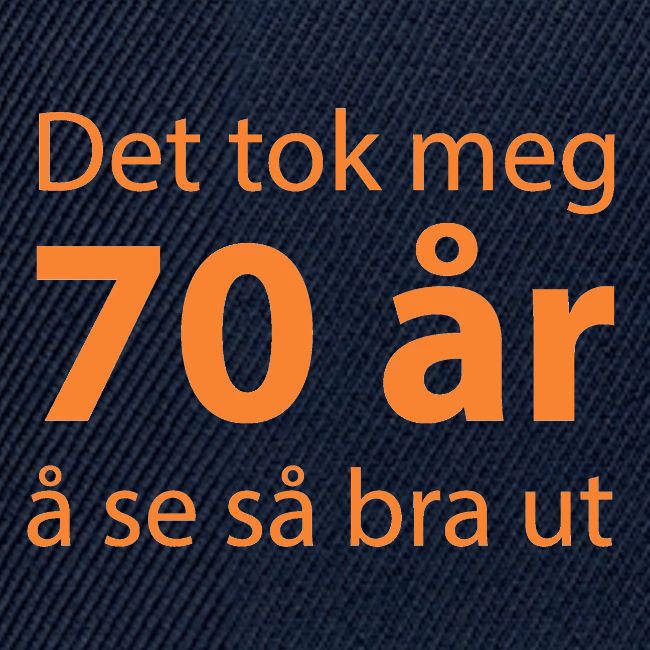 Det tok meg 70 år å se så bra ut