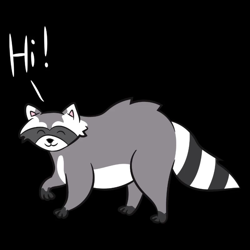 Waschbär - Hi