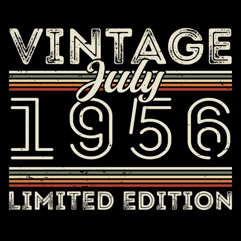 Juli 1956 Juli Geburtstagsgeschenk Juli 1956