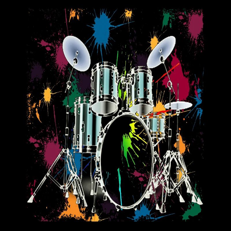 Drums Drum Set Drummer Drums Graphic Design